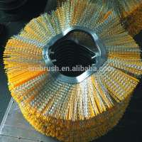 skid steer loader road sweeper brushes